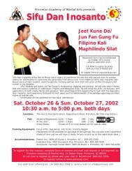 Sifu Dan Inosanto - Princeton Academy of Martial Arts