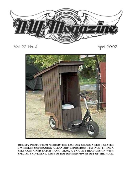 Vol. 22 No. 4 April 2002 - MogNW