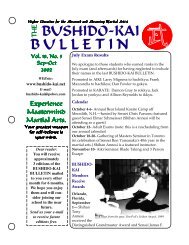 Bulletin Sep & Oct 2002 - Bushido-Kai