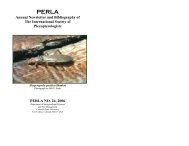 perla no. 24, 2006 - Plecoptera Species File