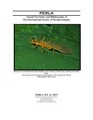 perla no. 31, 2013 - Plecoptera Species File