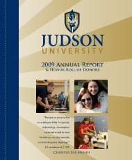 2009 Annual Report - Judson University