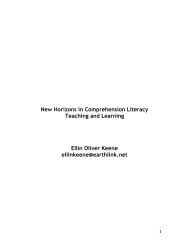 New Horizons in Comprehension Literacy