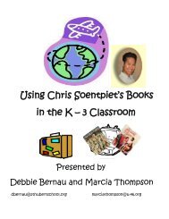 Using Chris Soentpiet's Books in the K â 3 Classroom