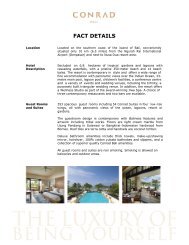 FACT DETAILS - Conrad Bali