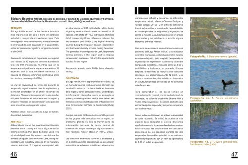 Revista Ciencia y ConservaciÃ³n 2012-2013 - Usac