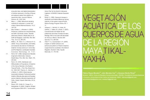 Revista Ciencia y ConservaciÃ³n 2012-2013 - Usac