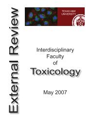Toxicology - Office of the Provost and Executive Vice President for ...