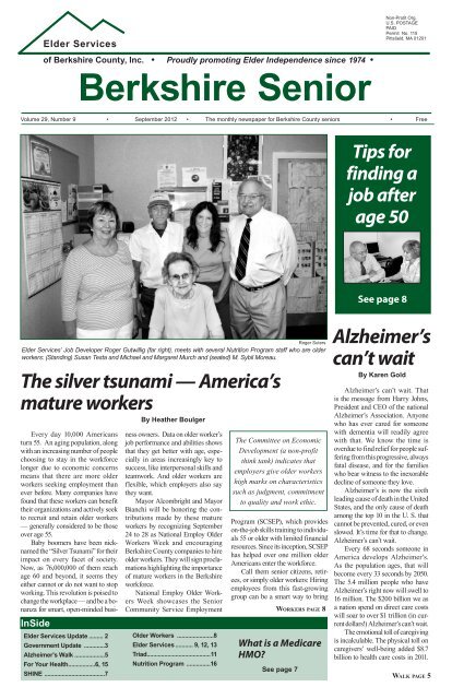 September 2012.indd - Elder Services of Berkshire County, Inc.