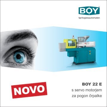 BOY 22 E s servo motorjem za pogon Ärpalke