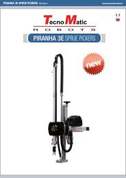 Piranha 3E Sprue Pickers - Tecnomatic Robots