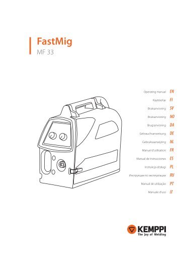 MXF 33 Wire Feeder User Manual - Rapid Welding and Industrial ...