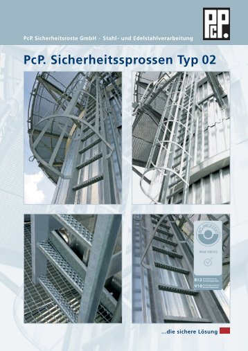 Sicherheitssprossen EN - PcP . PcP. Sicherheitsroste GmbH . Stahl ...