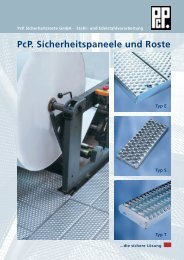 Sicherheitspaneele und Roste - PcP . PcP. Sicherheitsroste GmbH ...