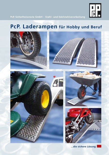 PCP Laderampen Auffahrhilfen - PcP . PcP. Sicherheitsroste GmbH ...