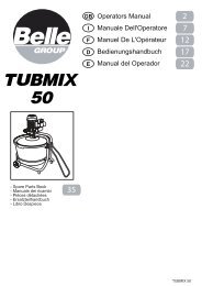 Belle - TUBMIX50 - Paddle Mixer - Artisan Hire Centres