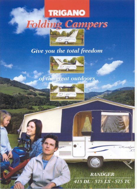 Trigano Folding Camper brochure - Camperlands
