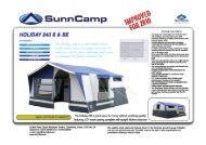 2010 Sunncamp trailer tent brochure - Camperlands