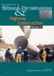 Handbook of Steel Drainage & Highway Construction Products ...
