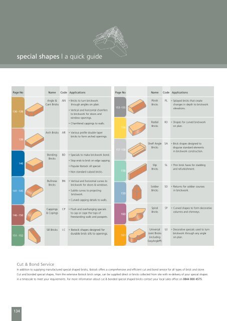 special shapes | a quick guide - Ibstock