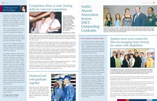 NMSU Alumni Association honors DACC Outstanding Graduates