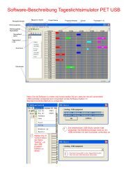 Bedienungsanleitung Tageslichtsimulator 2012-USB