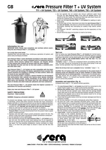 Druckfilter T+ UV-System GBI GB - Miazoo