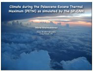 Climate during the Paleocene-Eocene Thermal Maximum ... - cmmap