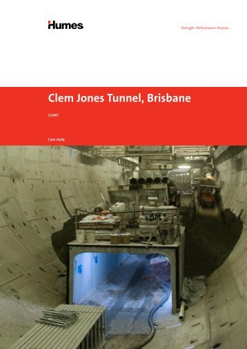 Clem Jones Tunnel, Brisbane - Humes