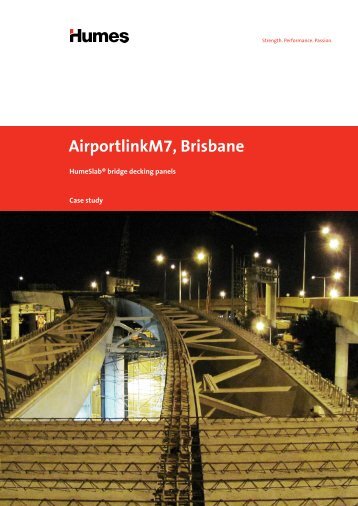 HumeSlab® bridge decking for Brisbane's AirportlinkM7 - Case study