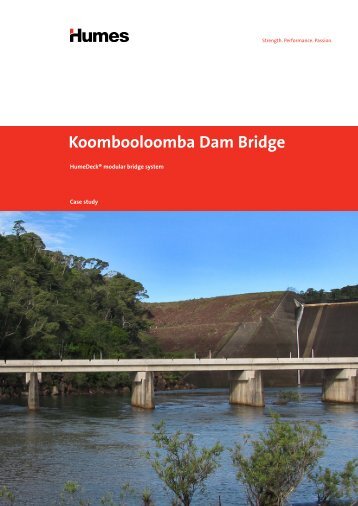 Koombooloomba Dam bridge, QLD - Humes