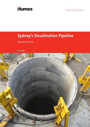 Sydney's Desalination Pipeline - Humes