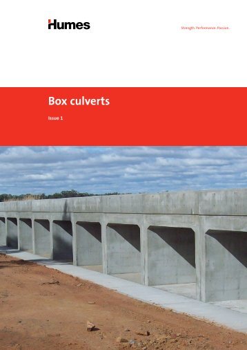 Box culverts brochure - Humes