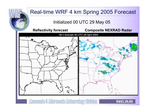 Convection-Resolving Forecasting with the WRF Model - cmmap
