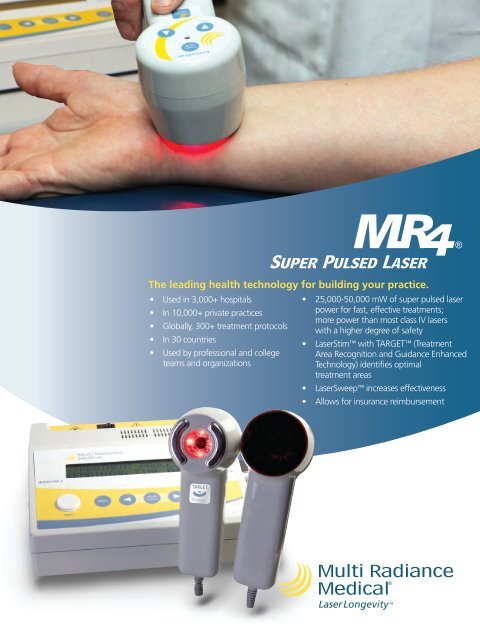 What is MR4 laser therapy? - OrthoCanada