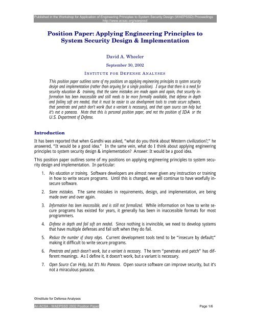 White Paper Template Acsac