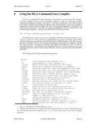 6 Using the HLA Command-Line Compiler 86 - Plantation Productions