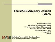 Advisory Council Meeting | Mike Hanssens, UCLA - MASB
