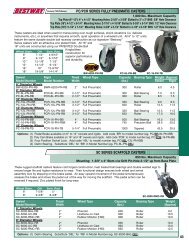 43 pc/pcr series fully pneumatic casters sc series scaffold casters