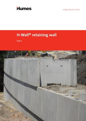 H-Wall® retaining wall - Humes