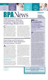Nephrology Breaks Even - Renal Physicians Association