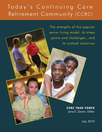 Today's Continuing Care Retirement Community (CCRC)