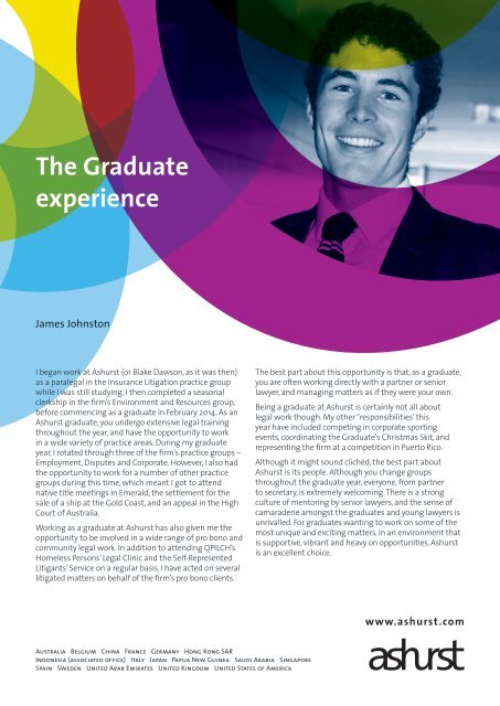 SPRINGBOARD 2015: QUT Law Society Careers Guide