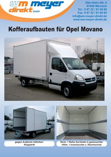 Kofferaufbau Opel Movano.pdf - WM Meyer Direkt GmbH