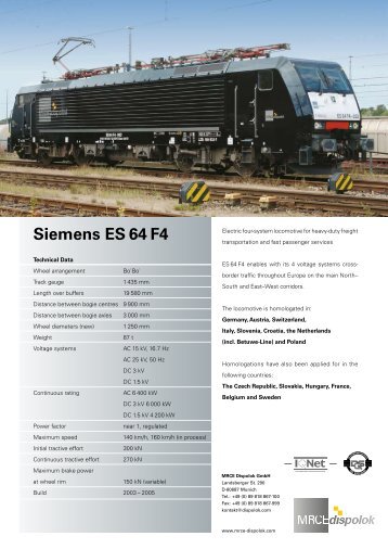 Siemens ES 64 F4 - TX Logistik