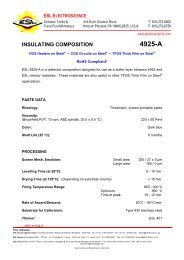 insulating composition 4925-a - ESL Electro-Science