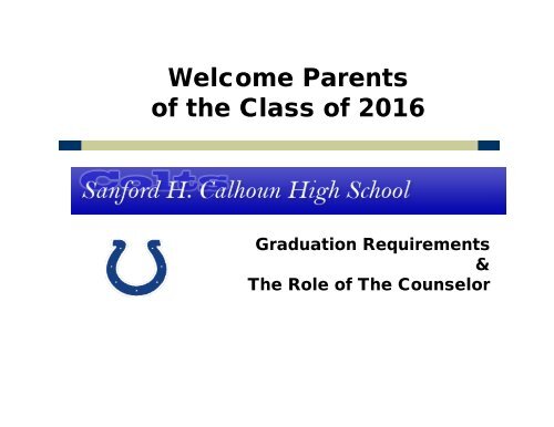 Welcome Parents of the Class of 2016 - Bellmore-Merrick Central ...