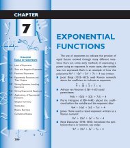 EXPONENTIAL FUNCTIONS