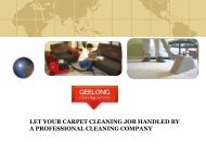 A PROFESSIONAL CLEANING COMPANY