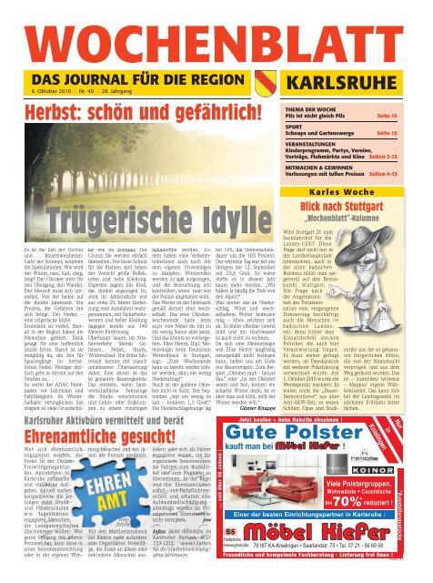 Download der Publikation als PDF - Wochenblatt